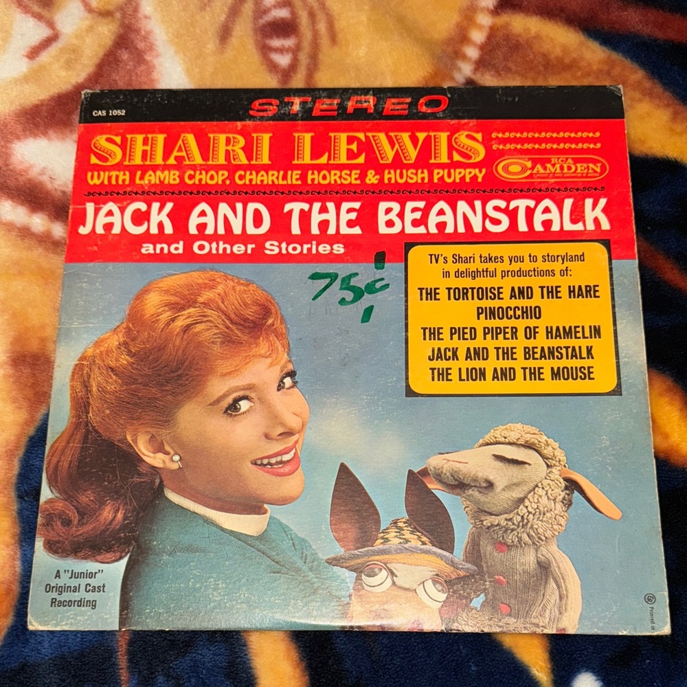 Shari Lewis Jack and the Beanstalk Vinyl Record